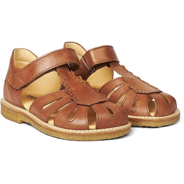 Angulus Sandal M. Kardborreband Tan Supply