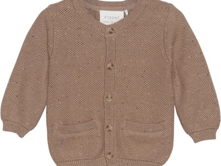 FIXONI Affogat Stickat Cardigan Online now