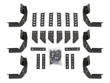 Deezee 13-23 Dodge Ram Running Board Rough Step Bracket Kit Online Sale