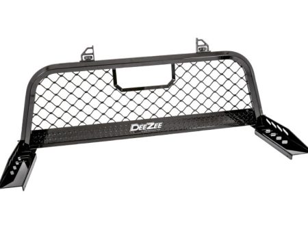 Deezee 17-23 Ford SuperDuty Cargo Management Cab Rack - Blk Mesh on Sale